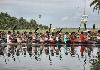 Alleppey Practicing for the annual snakeboat race